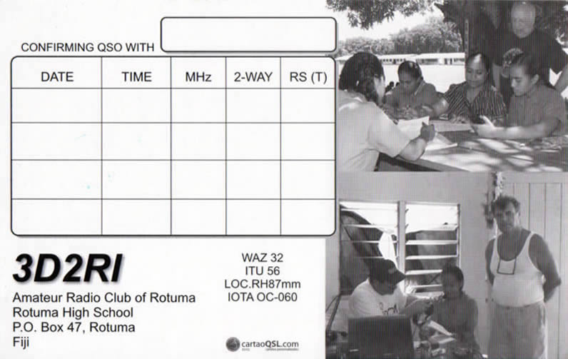 3D2RI QSL - back